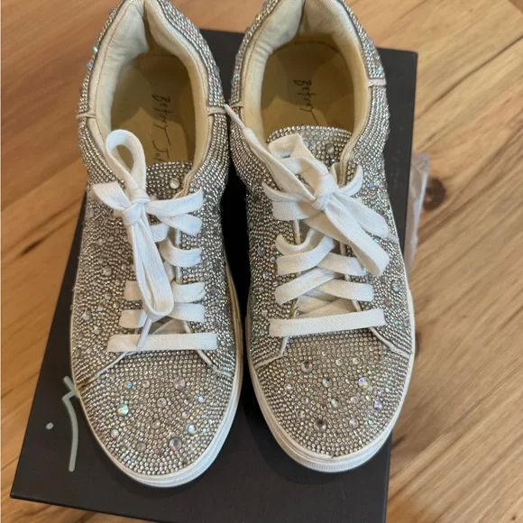 Betsey Johnson Sidny Rhinestone sneakers - Picture 6 of 6
